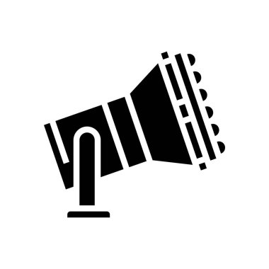 çok renkli lamba spot ışıkları simge vektör illüstrasyonu