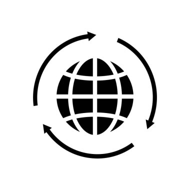 Çevre koruma sembolü vektör illüstrasyonu