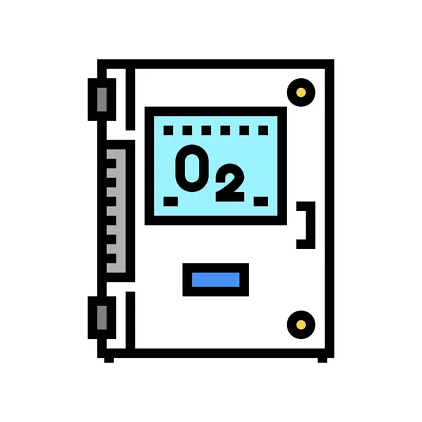 Zwembad ozonator kleur pictogram vector illustratie — Stockvector