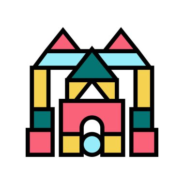 yaratıcı renk ikonu vektör çizimi