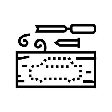 diy kitleri oyuncak hattı ikon vektör çizimi