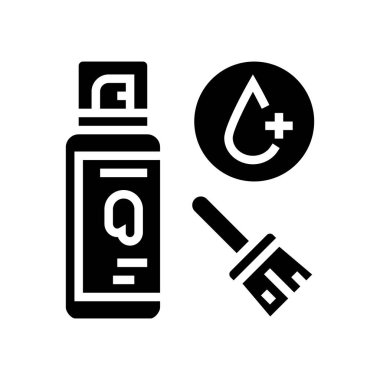 Tabaka simgesini temizleme vektör illüstrasyonu