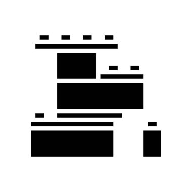 Yapı oyuncakları sembol vektör illüstrasyonu