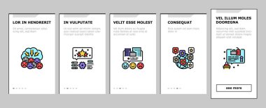 İtibar Yönetimi Simgeler Binerken Vektörü Ayarla