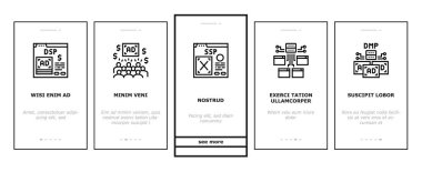 Simgelerde Programlı Reklam Servisi Vektörü Ayarla