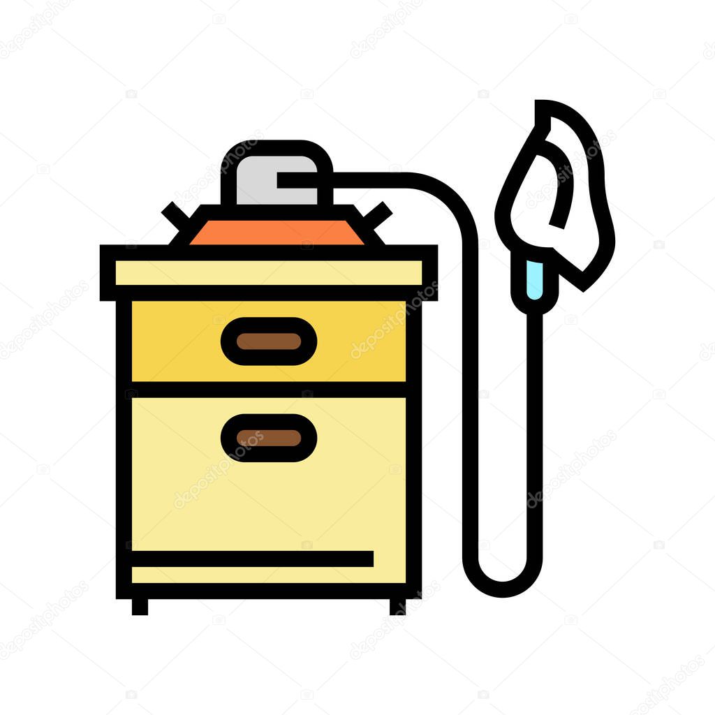 bee hive air equipment color icon vector illustration