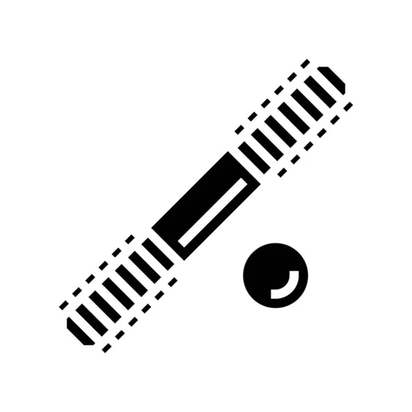 Set stud csavar glyph ikon vektor illusztráció — Stock Vector