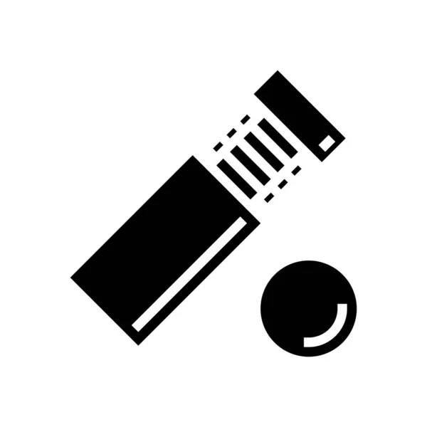 Figura do vetor do ícone do glifo do parafuso do impasse —  Vetores de Stock