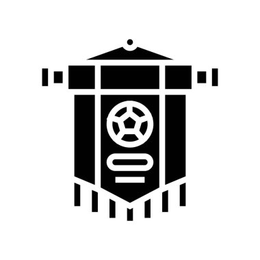 kulüp futbol sembolü vektör illüstrasyonu