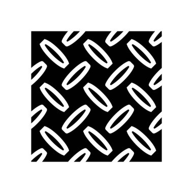 Elmas plaka metal sembol vektör illüstrasyonu