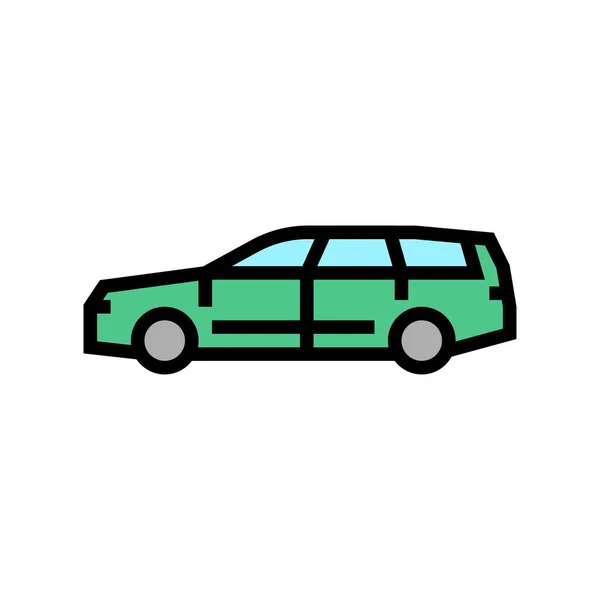 Coche carro color icono vector ilustración — Vector de stock