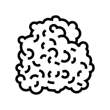 kağıt hamuru çizgisi vektör çizimi