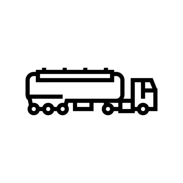 Bote para la línea de combustible icono vector ilustración — Archivo Imágenes Vectoriales