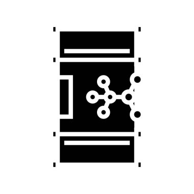 Metanol benzin istasyonu sembolü vektör illüstrasyonuName