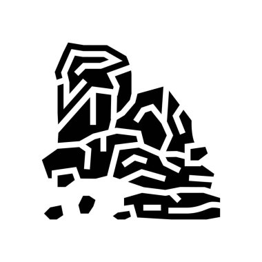 karakalem ahşap sembol vektör çizimi