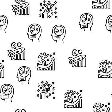 Ticari Motivasyon Vektörü Kusursuz Desen