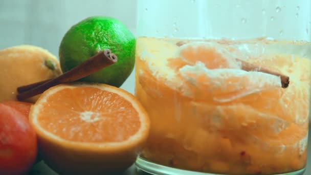 Boisson saine aux baies et fruits 