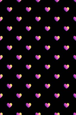 Arka planda kalpler olan pürüzsüz desen 