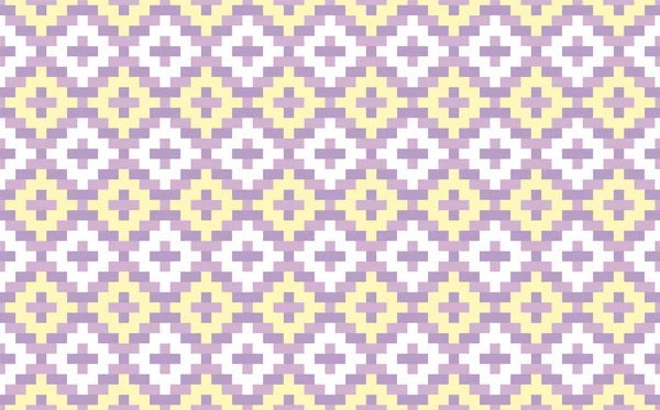 Geometric ornament of rhombuses in the native American style. Seamless pattern for web, print, textile, wallpaper, card, wrapping paper and background