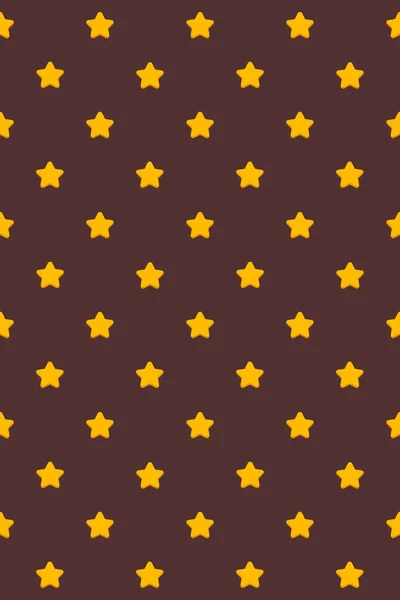 Seamless pattern with small stars in flat style — Stock Photo, Image