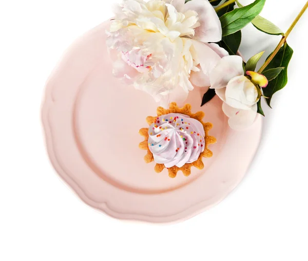 pasta ve peonies