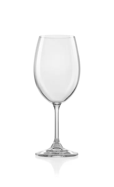 Пустой бокал вина. — стоковое фото