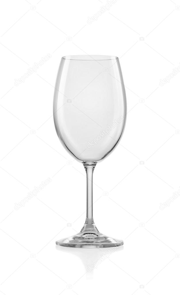 Empty wine glass.