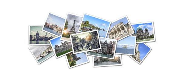 Postcard collage from Europe. — Stock Photo, Image
