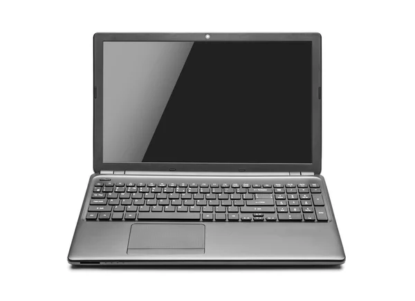 Laptop isolado em branco. — Fotografia de Stock