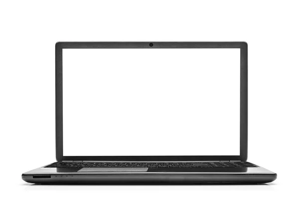 Laptop isolado em branco. — Fotografia de Stock