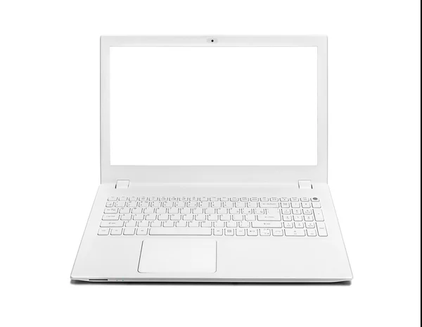 Moderne laptop geïsoleerd. — Stockfoto