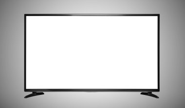 Tv ile beyaz bir ekran koymak.