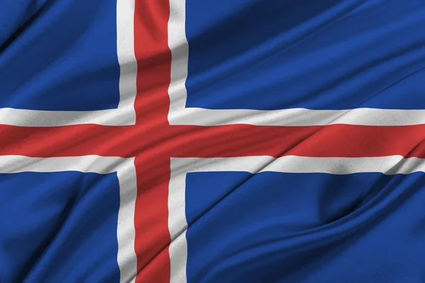 Flag of Iceland. — Stock Photo, Image