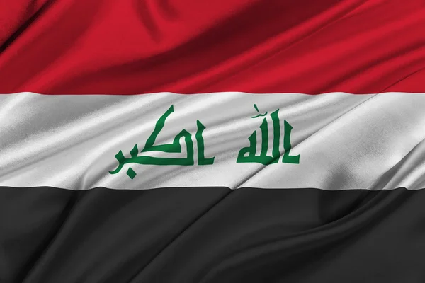 Iraks flagg. — Stockfoto
