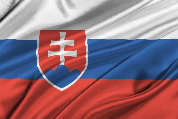 Flagga Slovakien — Stockfoto