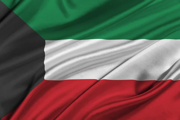 Flag of Kuwait. — Stock Photo, Image