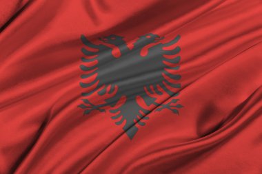 Arnavutluk Cumhuriyeti bayrağı.