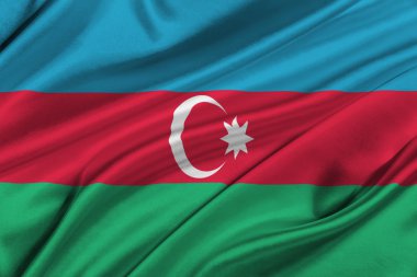 Azerbaycan bayrağı.