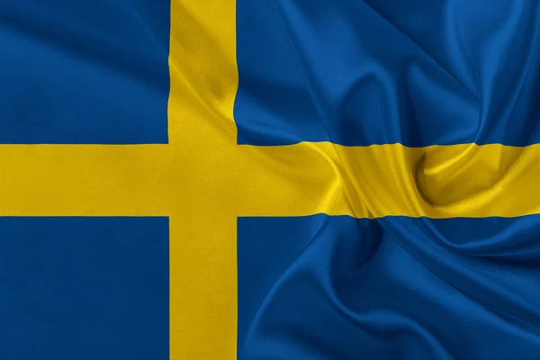 Bandiera della Svezia . — Foto Stock
