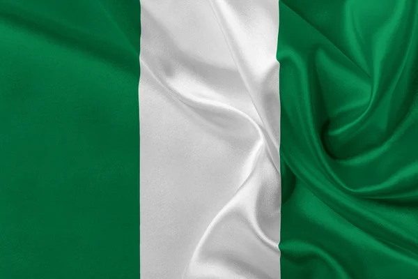 ナイジェリアの国旗. — ストック写真