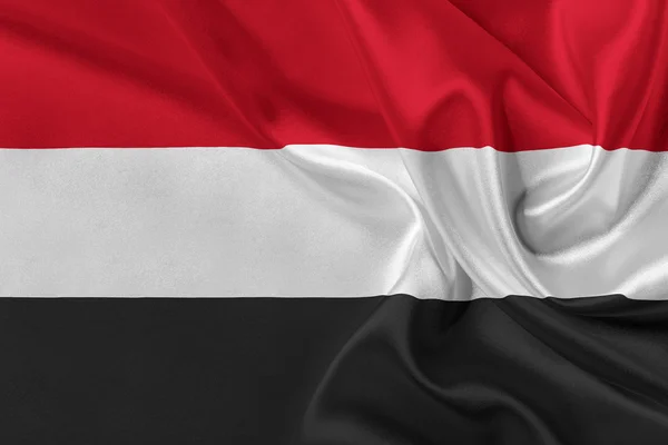 也门的旗子. — 图库照片