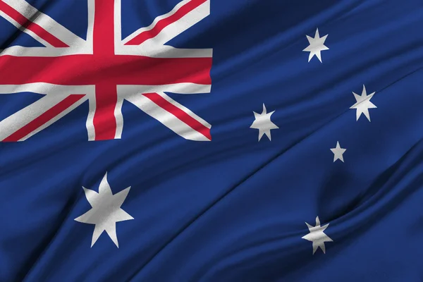 Australische Flagge. — Stockfoto