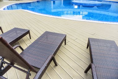Açık resort havuz.