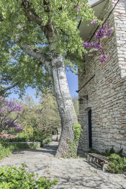 Bulgaristan'da eski taş şehir.