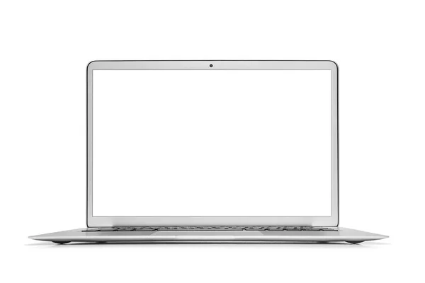 Laptop isolado em branco. — Fotografia de Stock