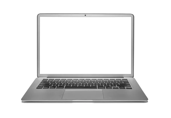 Laptop diisolasi pada warna putih. — Stok Foto