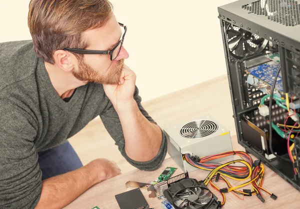 Reparação de computador . — Fotografia de Stock