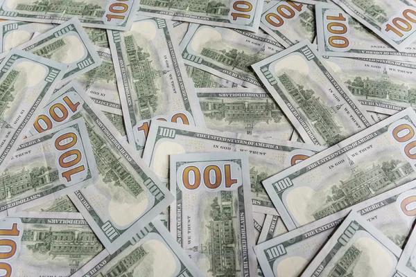 One hundred dollars background. — Stock Photo, Image