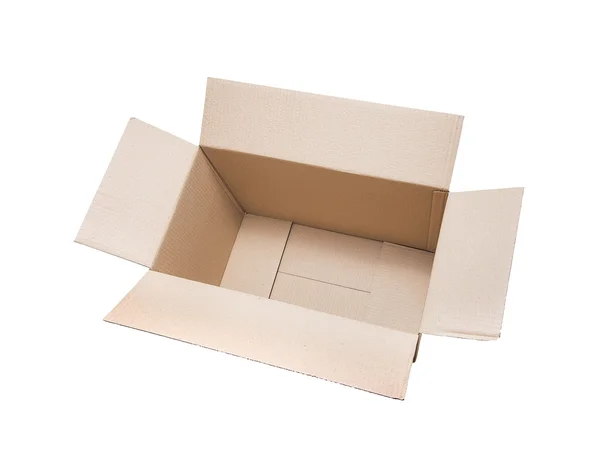 Opened cardboard box. — Stock Photo, Image