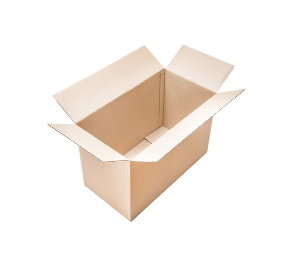 Opened cardboard box. — Stock Photo, Image